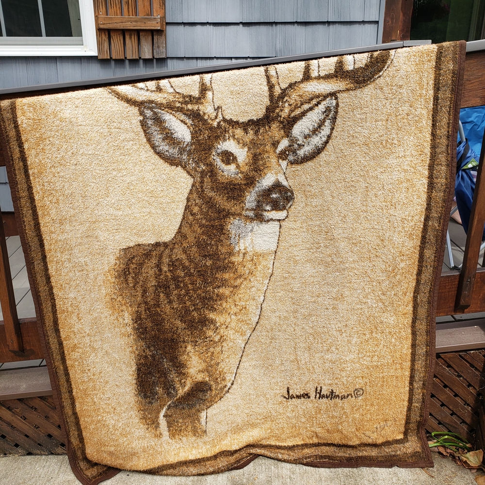 Deer Print Blanket